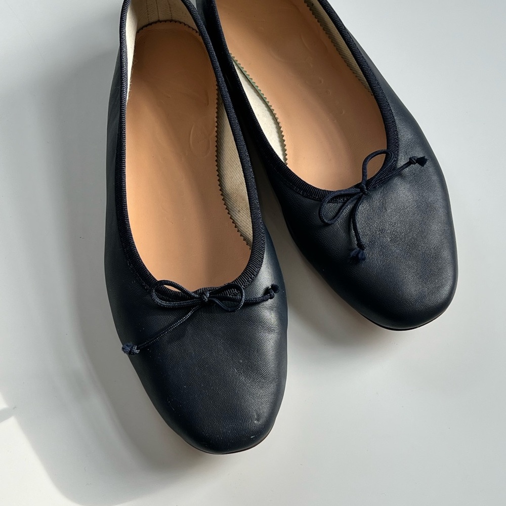 J Crew Navy ballet flats